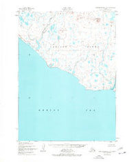 Cape Mendenhall D-5 Alaska Historical topographic map, 1:63360 scale, 15 X 15 Minute, Year 1952