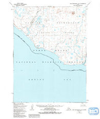 Cape Mendenhall D-5 Alaska Historical topographic map, 1:63360 scale, 15 X 15 Minute, Year 1952