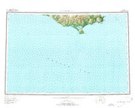 Cape Mendenhall Alaska Historical topographic map, 1:250000 scale, 1 X 3 Degree, Year 1952