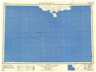 Cape Mendenhall Alaska Historical topographic map, 1:250000 scale, 1 X 3 Degree, Year 1951
