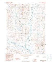 Chandalar D-2 Alaska Historical topographic map, 1:63360 scale, 15 X 15 Minute, Year 1990