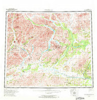 Chandalar Alaska Historical topographic map, 1:250000 scale, 1 X 3 Degree, Year 1956