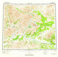 Chandalar Alaska Historical topographic map, 1:250000 scale, 1 X 3 Degree, Year 1956