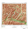 Chandalar Alaska Historical topographic map, 1:250000 scale, 1 X 3 Degree, Year 1956