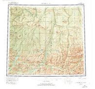 Chandler Lake Alaska Historical topographic map, 1:250000 scale, 1 X 3 Degree, Year 1956