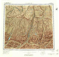 Chandler Lake Alaska Historical topographic map, 1:250000 scale, 1 X 3 Degree, Year 1956