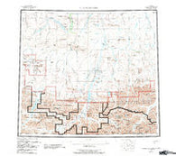 Chandler Lake Alaska Historical topographic map, 1:250000 scale, 1 X 3 Degree, Year 1956