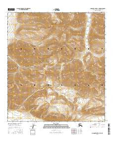 Chandler Lake A-3 NE Alaska Current topographic map, 1:25000 scale, 7.5 X 7.5 Minute, Year 2016