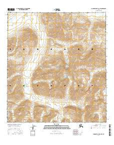 Chandler Lake A-3 SW Alaska Current topographic map, 1:25000 scale, 7.5 X 7.5 Minute, Year 2016