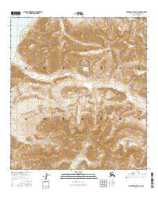 Chandler Lake A-5 NE Alaska Current topographic map, 1:25000 scale, 7.5 X 7.5 Minute, Year 2016