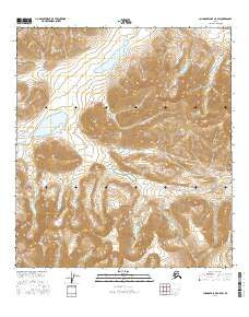Chandler Lake A-5 SW Alaska Current topographic map, 1:25000 scale, 7.5 X 7.5 Minute, Year 2016