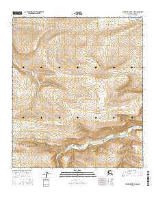 Chandler Lake D-4 SW Alaska Current topographic map, 1:25000 scale, 7.5 X 7.5 Minute, Year 2016