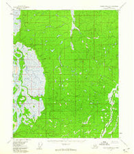 Charley River D-6 Alaska Historical topographic map, 1:63360 scale, 15 X 15 Minute, Year 1956