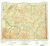 Charley River Alaska Historical topographic map, 1:250000 scale, 1 X 3 Degree, Year 1951