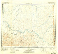 Charley River Alaska Historical topographic map, 1:250000 scale, 1 X 3 Degree, Year 1951