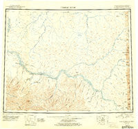 Charley River Alaska Historical topographic map, 1:250000 scale, 1 X 3 Degree, Year 1951