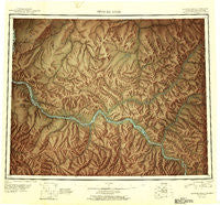 Charley River Alaska Historical topographic map, 1:250000 scale, 1 X 3 Degree, Year 1951