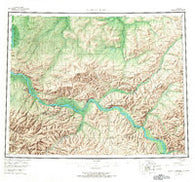 Charley River Alaska Historical topographic map, 1:250000 scale, 1 X 3 Degree, Year 1956