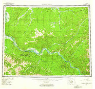 Charley River Alaska Historical topographic map, 1:250000 scale, 1 X 3 Degree, Year 1956