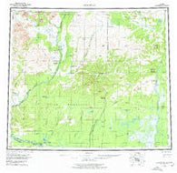 Christian Alaska Historical topographic map, 1:250000 scale, 1 X 3 Degree, Year 1956