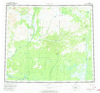 Christian Alaska Historical topographic map, 1:250000 scale, 1 X 3 Degree, Year 1956