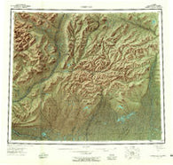 Christian Alaska Historical topographic map, 1:250000 scale, 1 X 3 Degree, Year 1956