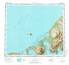 Cold Bay Alaska Historical topographic map, 1:250000 scale, 1 X 2 Degree, Year 1943