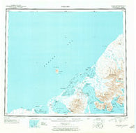 Cold Bay Alaska Historical topographic map, 1:250000 scale, 1 X 2 Degree, Year 1943