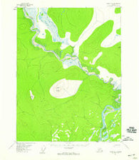 Coleen A-4 Alaska Historical topographic map, 1:63360 scale, 15 X 15 Minute, Year 1956