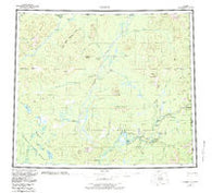 Coleen Alaska Historical topographic map, 1:250000 scale, 1 X 3 Degree, Year 1956