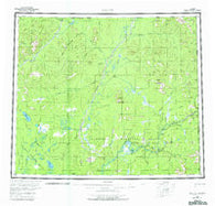 Coleen Alaska Historical topographic map, 1:250000 scale, 1 X 3 Degree, Year 1956