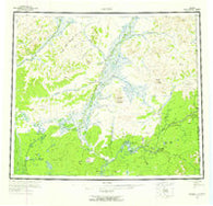 Coleen Alaska Historical topographic map, 1:250000 scale, 1 X 3 Degree, Year 1956