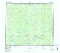 Coleen Alaska Historical topographic map, 1:250000 scale, 1 X 3 Degree, Year 1956