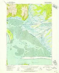 Cordova A-1 Alaska Historical topographic map, 1:63360 scale, 15 X 15 Minute, Year 1953