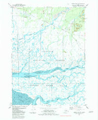 Cordova B-4 NW Alaska Historical topographic map, 1:25000 scale, 7.5 X 7.5 Minute, Year 1983