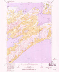 Cordova B-7 Alaska Historical topographic map, 1:63360 scale, 15 X 15 Minute, Year 1950