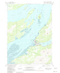 Cordova C-5 SW Alaska Historical topographic map, 1:25000 scale, 7.5 X 7.5 Minute, Year 1983