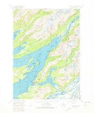 Cordova C-5 Alaska Historical topographic map, 1:63360 scale, 15 X 15 Minute, Year 1951