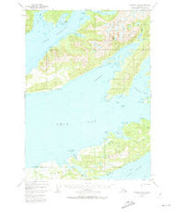 Cordova C-6 Alaska Historical topographic map, 1:63360 scale, 15 X 15 Minute, Year 1950