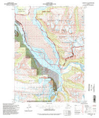 Cordova D-2 Alaska Historical topographic map, 1:63360 scale, 15 X 15 Minute, Year 1994