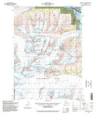 Cordova D-3 Alaska Historical topographic map, 1:63360 scale, 15 X 15 Minute, Year 1994