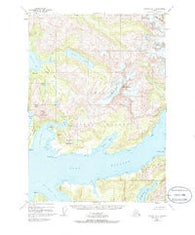 Cordova D-7 Alaska Historical topographic map, 1:63360 scale, 15 X 15 Minute, Year 1950