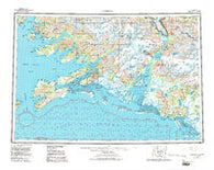Cordova Alaska Historical topographic map, 1:250000 scale, 1 X 3 Degree, Year 1959