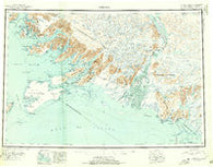 Cordova Alaska Historical topographic map, 1:250000 scale, 1 X 3 Degree, Year 1948