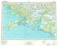Cordova Alaska Historical topographic map, 1:250000 scale, 1 X 3 Degree, Year 1959