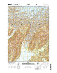 Cordova B-1 NE Alaska Current topographic map, 1:25000 scale, 7.5 X 7.5 Minute, Year 2014