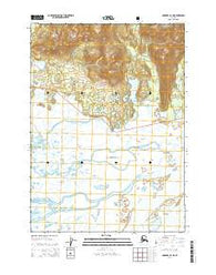 Cordova B-4 NE Alaska Current topographic map, 1:25000 scale, 7.5 X 7.5 Minute, Year 2014