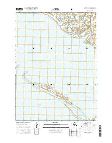 Cordova B-4 SW Alaska Current topographic map, 1:25000 scale, 7.5 X 7.5 Minute, Year 2014