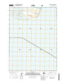 Cordova B-5 SW Alaska Current topographic map, 1:25000 scale, 7.5 X 7.5 Minute, Year 2014