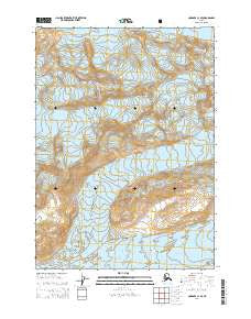 Cordova C-1 SE Alaska Current topographic map, 1:25000 scale, 7.5 X 7.5 Minute, Year 2014